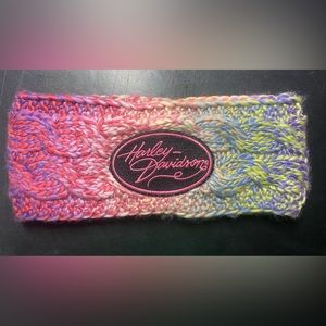 💕New! Harley Davidson Winter headband head wrap colorful